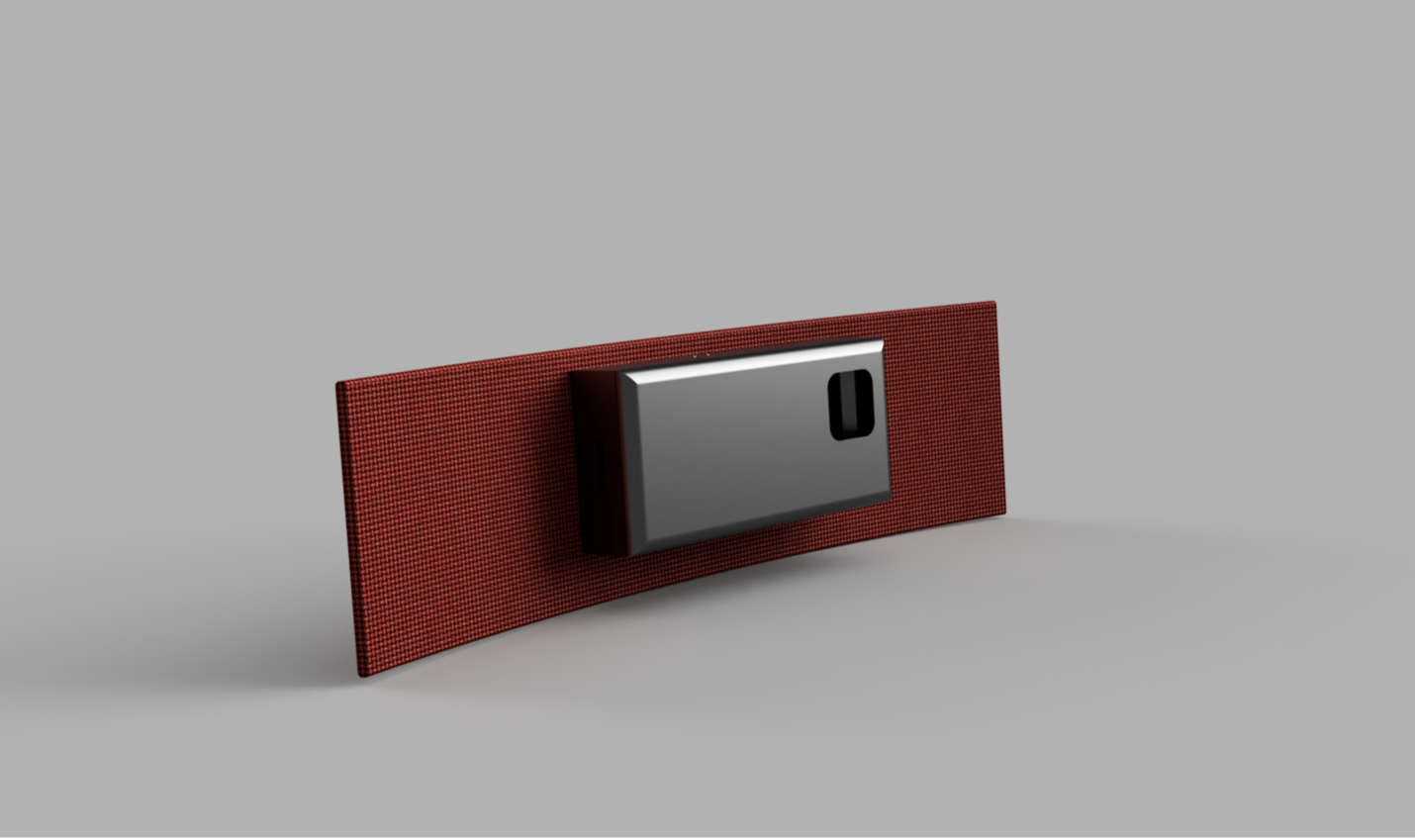 CAD model of lumbar band