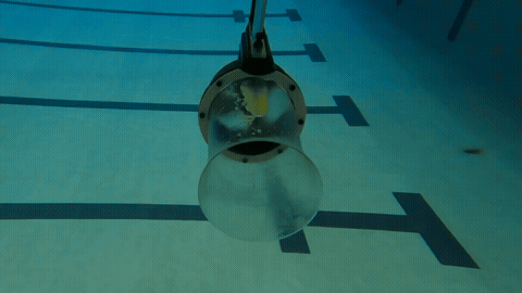 DARPA underwater thrust test