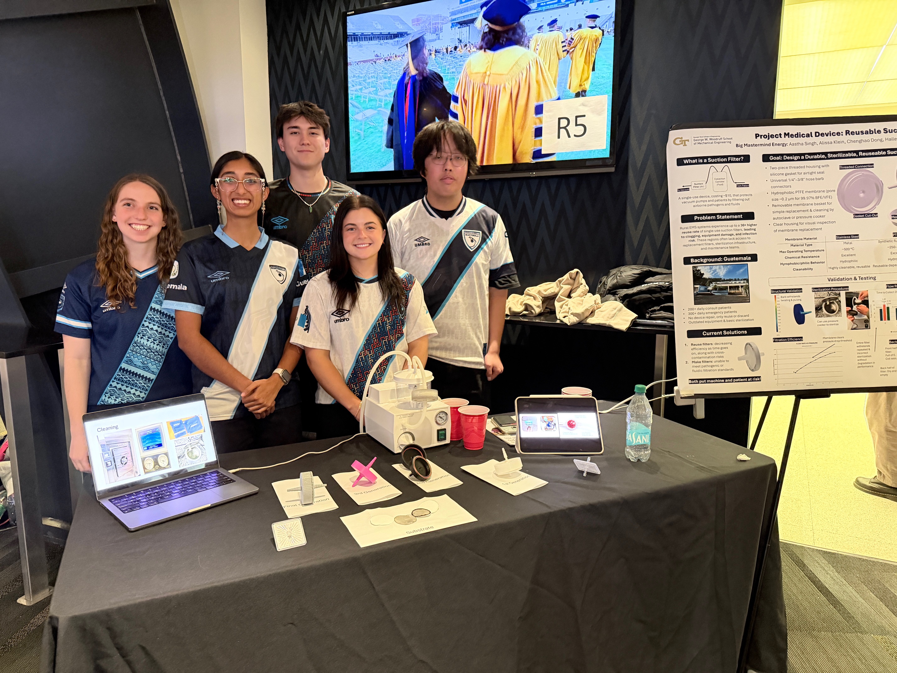 Team at GT capstone design fair