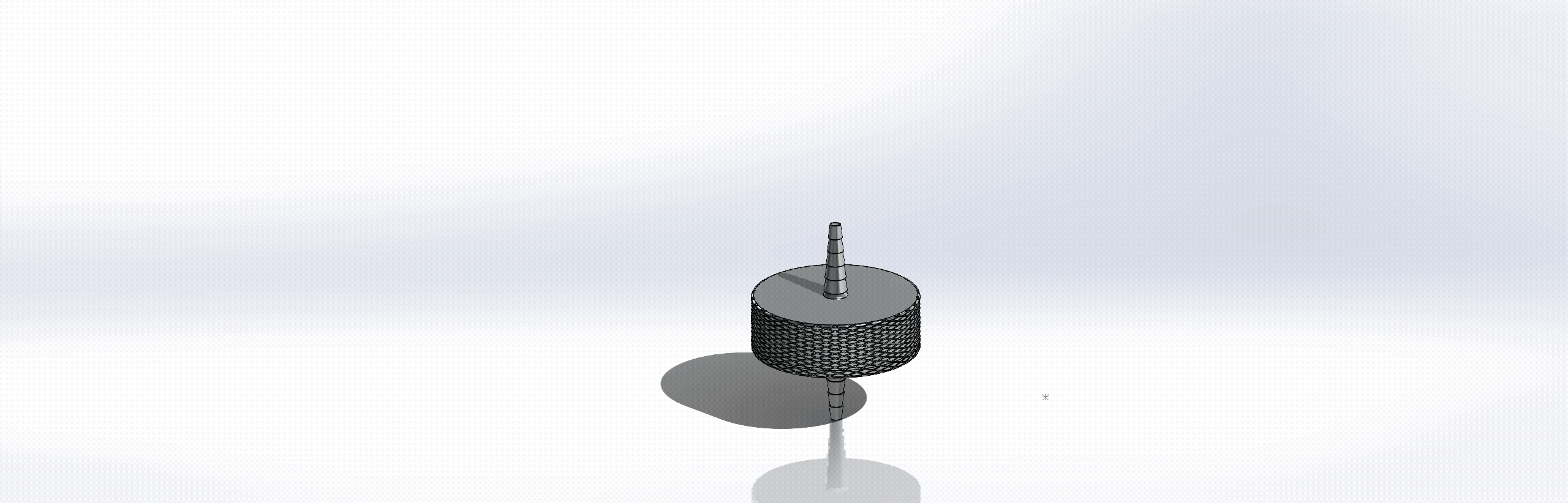 CAD model animation of the reusable suction filter