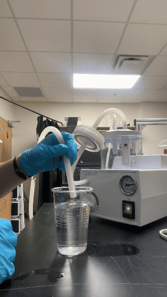 Real-time suction performance test